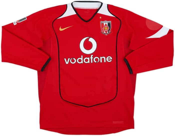 2005 Urawa Red Diamonds Home L/S Shirt - 5/10 - (S)