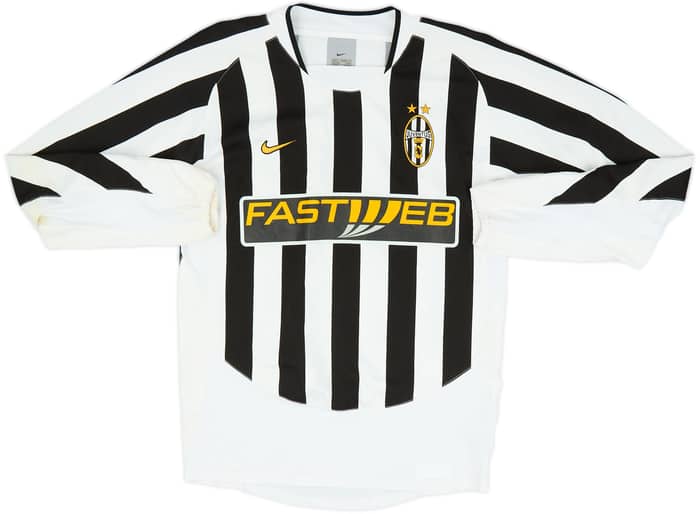 2003-04 Juventus Home L/S Shirt Del Piero #10 - 6/10 - (S)