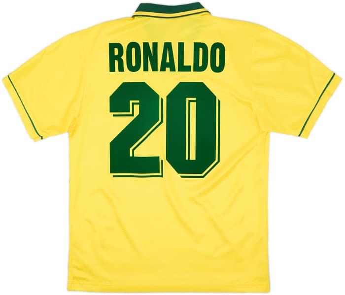 1994 Brazil Home Shirt Ronaldo #20 - 8/10 - (XL)