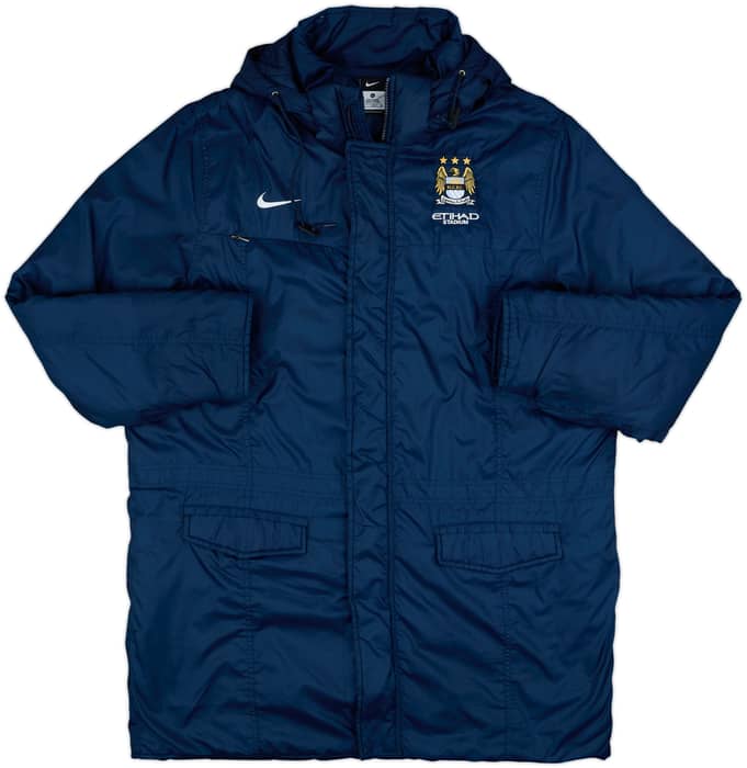 2013-14 Manchester City Nike Padded Bench Coat - 9/10 - (XL)