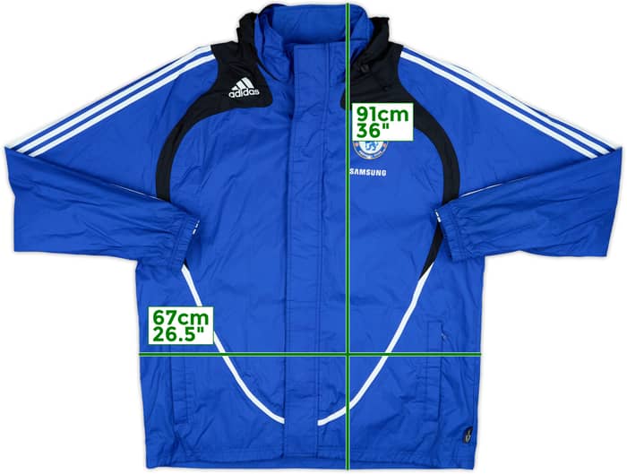 2008-09 Chelsea adidas Chaqueta impermeable con capucha - 6/10 - (XL)