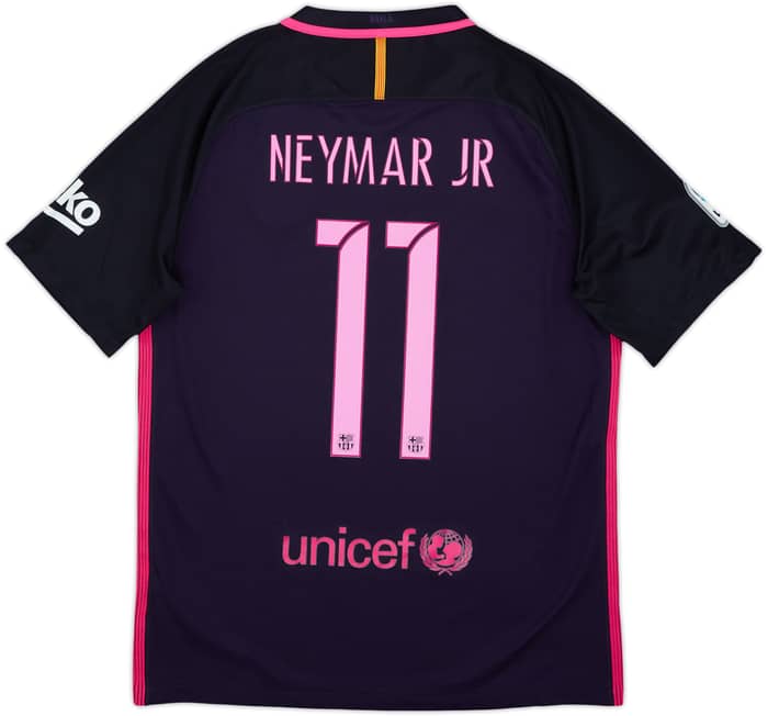 2016-17 Barcelona Away Shirt Neymar Jr #11 - 10/10 - (M)
