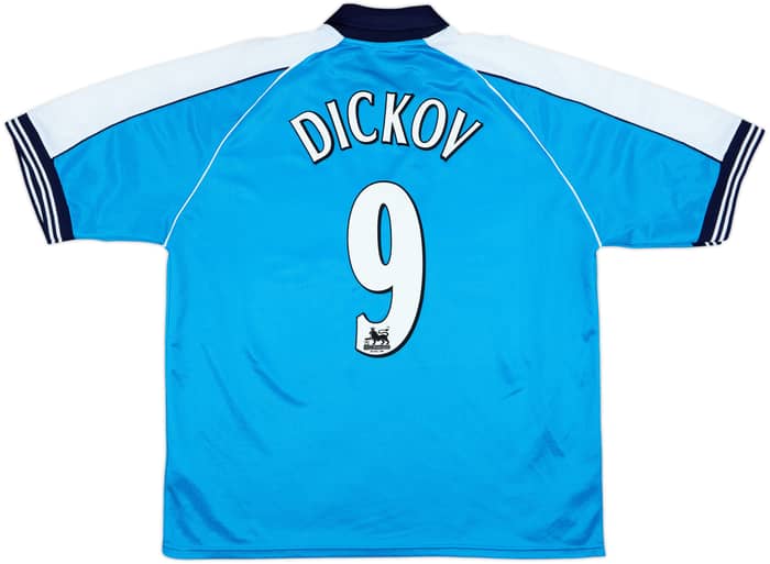 1999-01 Manchester City Camiseta Local Dickov #9 - 8/10 - (L)
