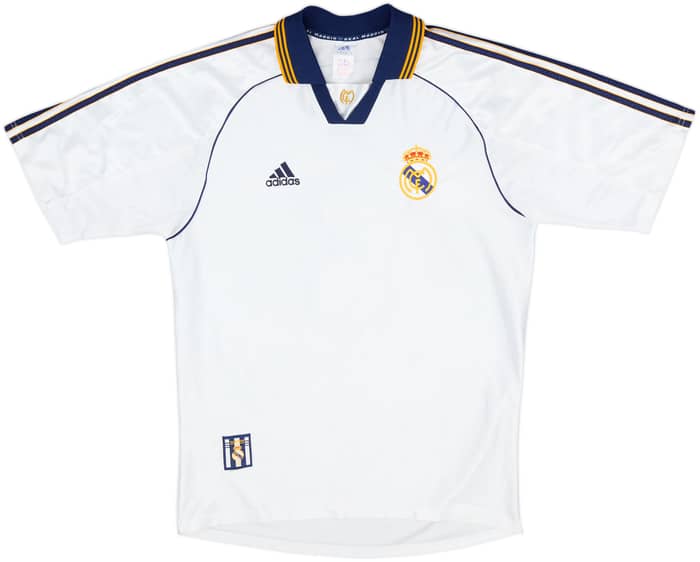 1998-00 Real Madrid Home Shirt R.Carlos #3 - 9/10 - (M)