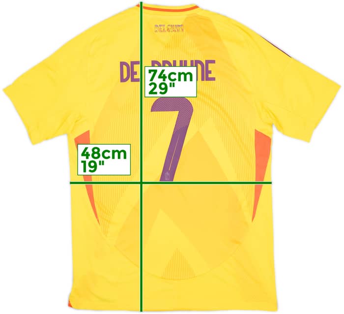 2025-26 Belgium Women Home Shirt De Bruyne #7 (M)