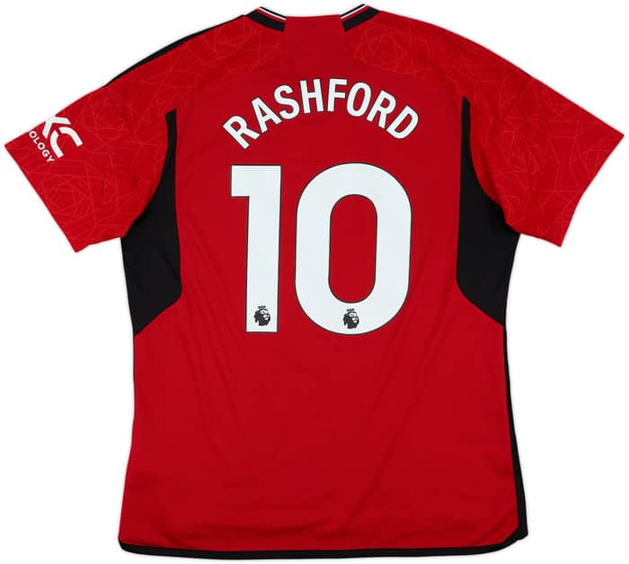 2023-24 Manchester United Home Shirt Rashord #10 - 8/10 - (XL)
