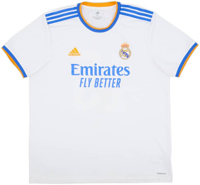 2021-22 Real Madrid Home Shirt Valverde #15 - 7/10 - (XL)