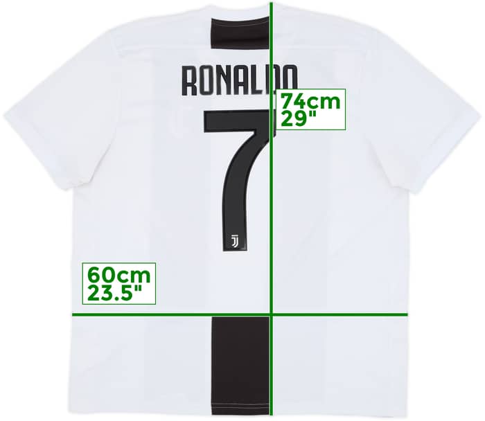 2018-19 Juventus Home Shirt Ronaldo #7 - 8/10 - (XL)