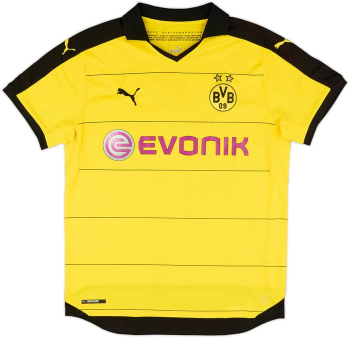 2015-16 Borussia Dortmund Home Shirt Durm #37 - 7/10 - (L)