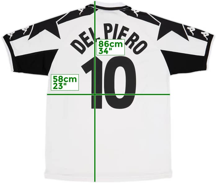 1998-99 Juventus Away Shirt Del Piero #10 - 5/10 - (XL)