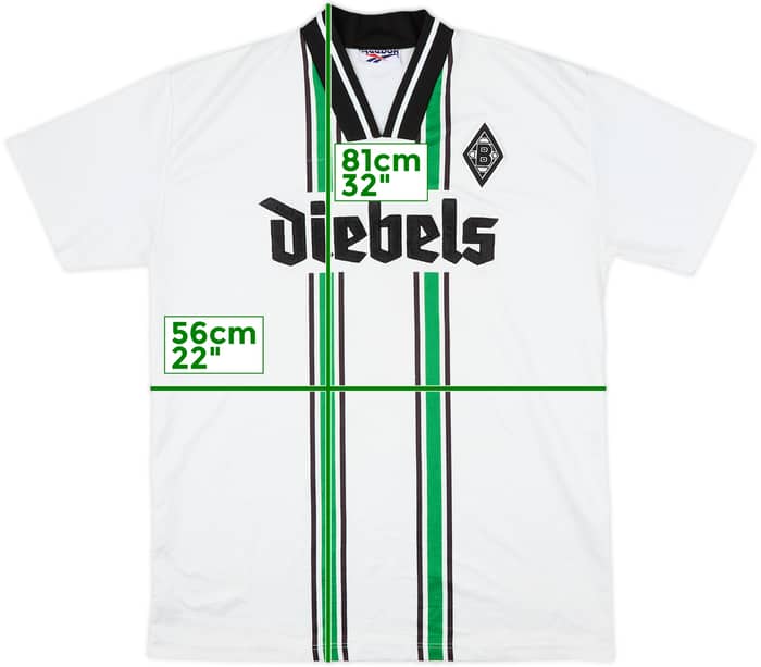 1996-97 Borussia Monchengladbach Home Shirt - 4/10 - (XL)
