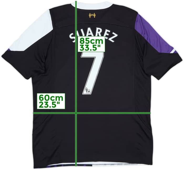 2013-14 Liverpool Third Shirt Suarez #7 - 5/10 - (XL)