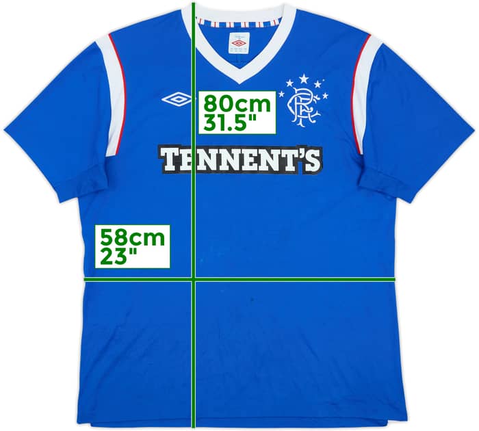 2011-12 Rangers Home Shirt - 6/10 - (XL)