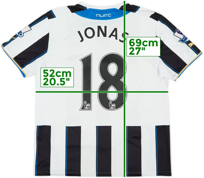 2013-14 Newcastle Home Shirt Jonas #18 - 8/10 - (M)