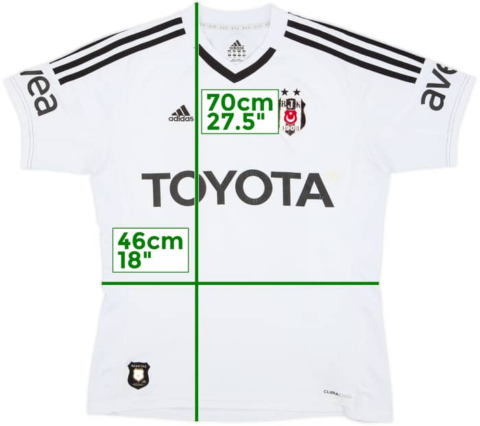 2012-13 Besiktas Home Shirt - 5/10 - (XL.Boys)