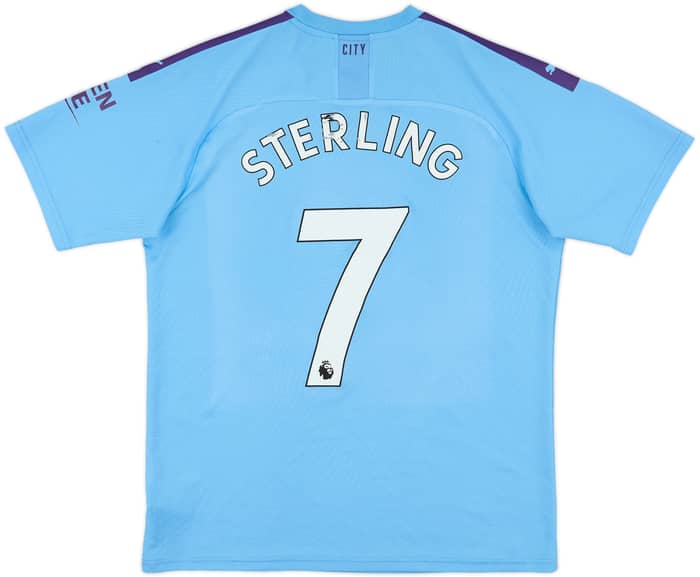 2019-20 Manchester City Home Shirt Sterling #7 - 5/10 - (L)