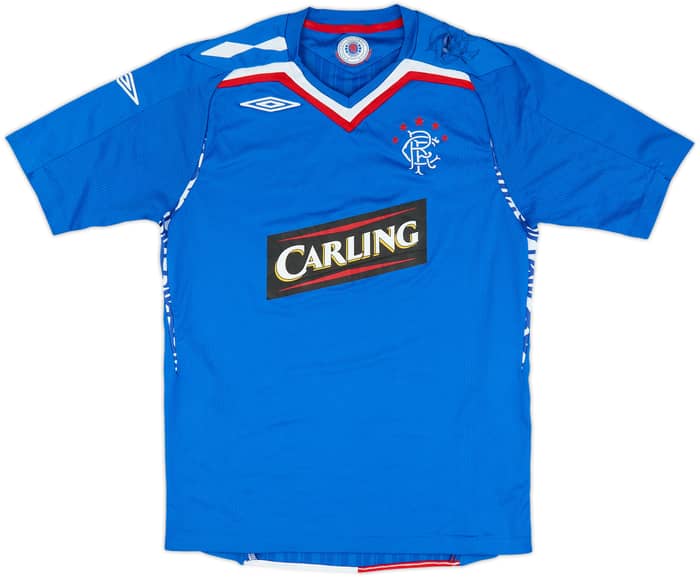 2007-08 Rangers Home Shirt - 4/10 - (S)