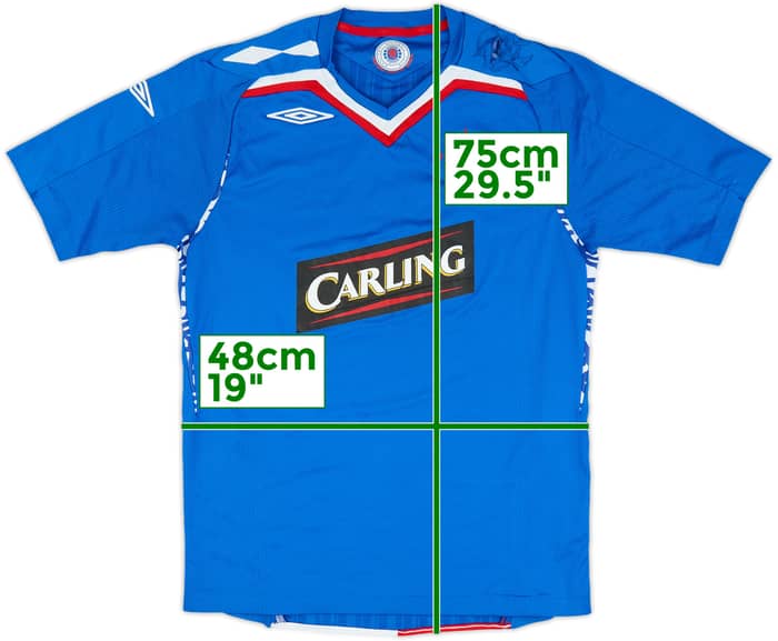 2007-08 Rangers Home Shirt - 4/10 - (S)
