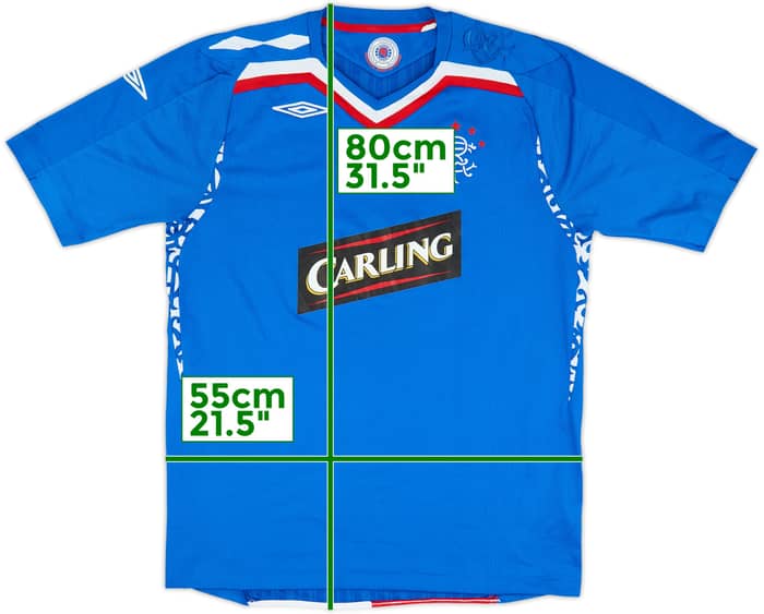 2007-08 Rangers Home Shirt - 5/10 - (L)