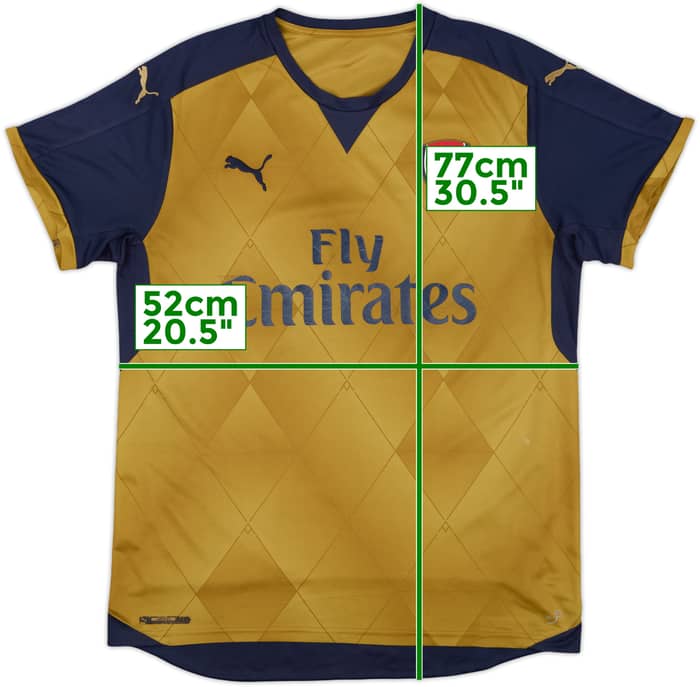 2015-16 Arsenal Away Shirt - 5/10 - (M)