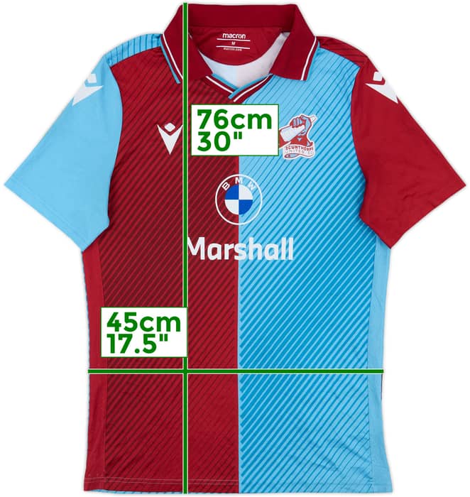 2022-23 Scunthorpe Home Shirt - 8/10 - (M)