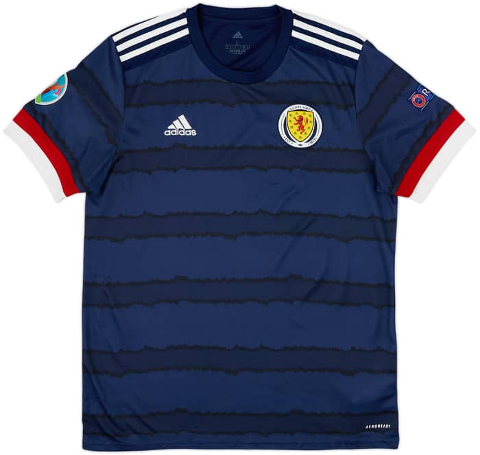 2020-22 Scotland Home Shirt - 8/10 - (L)