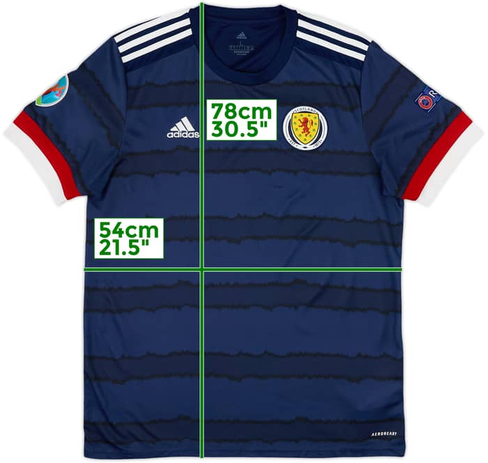 2020-22 Scotland Home Shirt - 8/10 - (L)