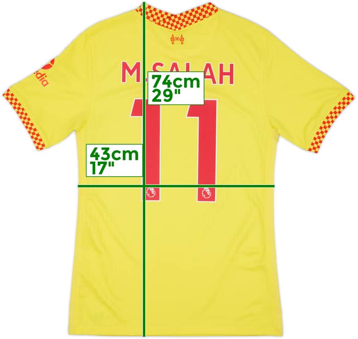 2021-22 Liverpool Third Shirt M.Salah #11 - 5/10 - (S)