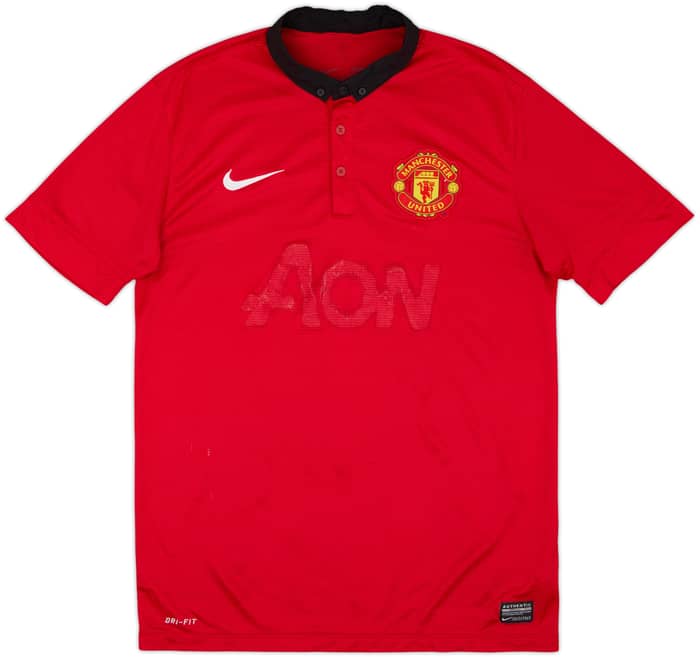 2013-14 Manchester United Home Shirt - 4/10 - (M)