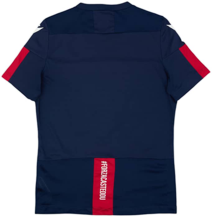 2019-20 Cagliari Macron Training Shirt - 8/10 - (M)