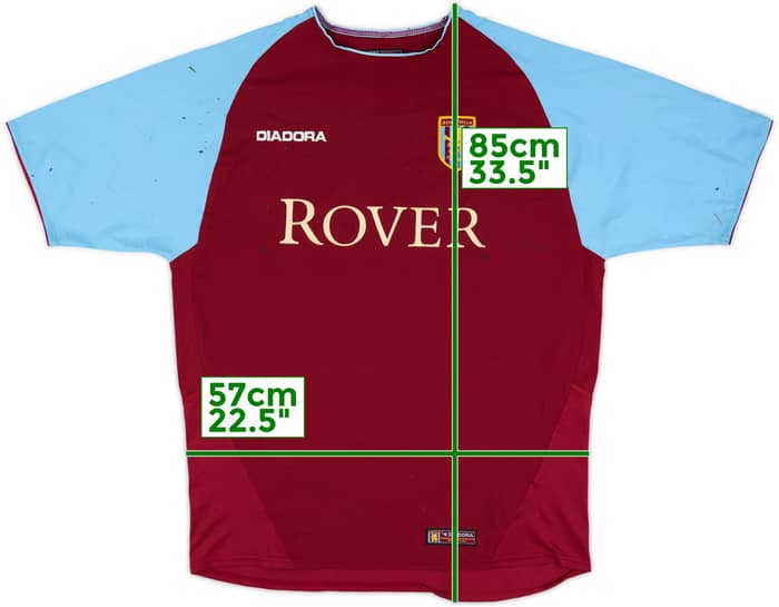 2003-04 Aston Villa Home Shirt - 4/10 - (M)