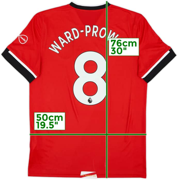 2020-21 Southampton Home Shirt Prowse #8 - 8/10 - (M)