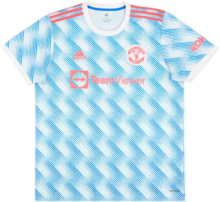2021-22 Manchester United Away Shirt Elanga #36 - 8/10 - (XL)