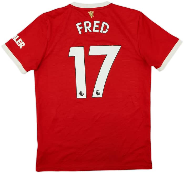 2021-22 Manchester United Home Shirt Fred #17 - 5/10 - (M)
