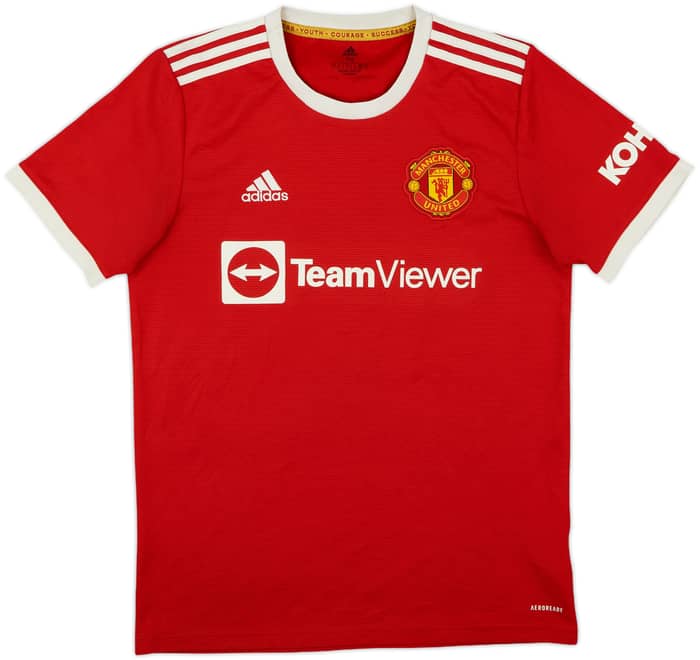 2021-22 Manchester United Home Shirt Fred #17 - 5/10 - (M)