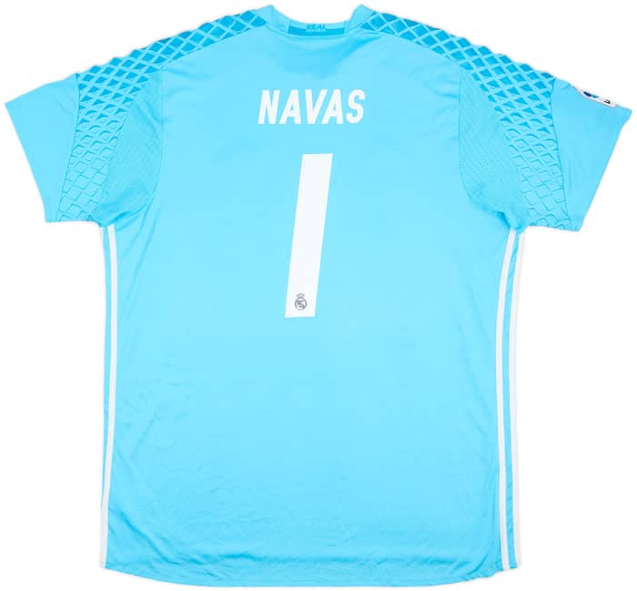 2016-17 Real Madrd GK S/S Shirt Navas #1 - 8/10 - (XXL)