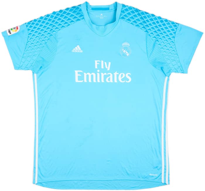 2016-17 Real Madrd GK S/S Shirt Navas #1 - 8/10 - (XXL)