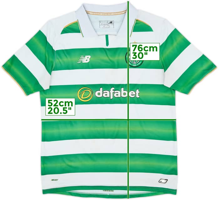 2016-17 Celtic Home Shirt - 5/10 - (M)