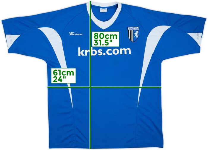 2008-08 Gillingham Home Shirt - 6/10 - (XXL)