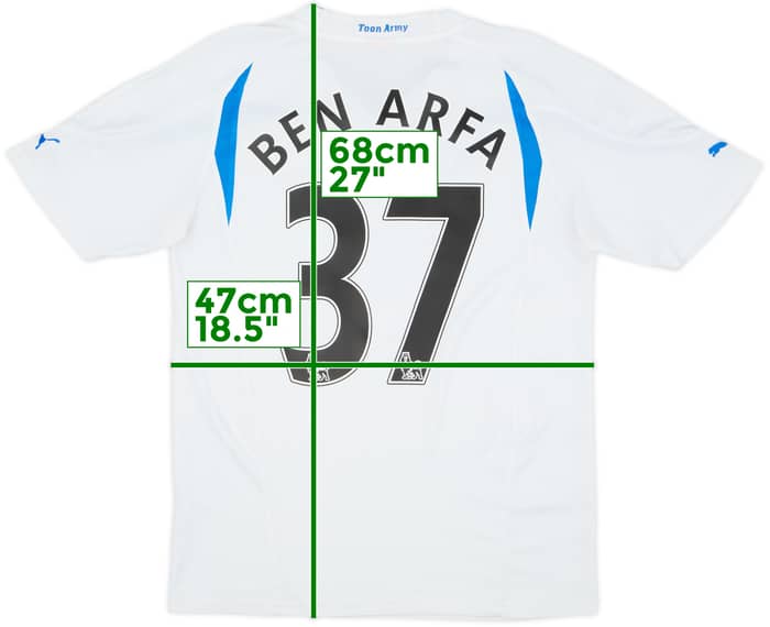 2010-11 Newcastle Third Shirt Ben Arfa #37 - 6/10 - (S)