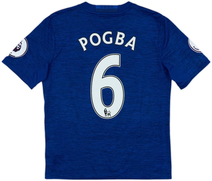 2016-17 Manchester United Away Shirt Pogba #6 - 8/10 - (L.Boys)