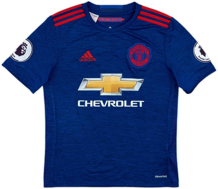 2016-17 Manchester United Away Shirt Pogba #6 - 8/10 - (L.Boys)