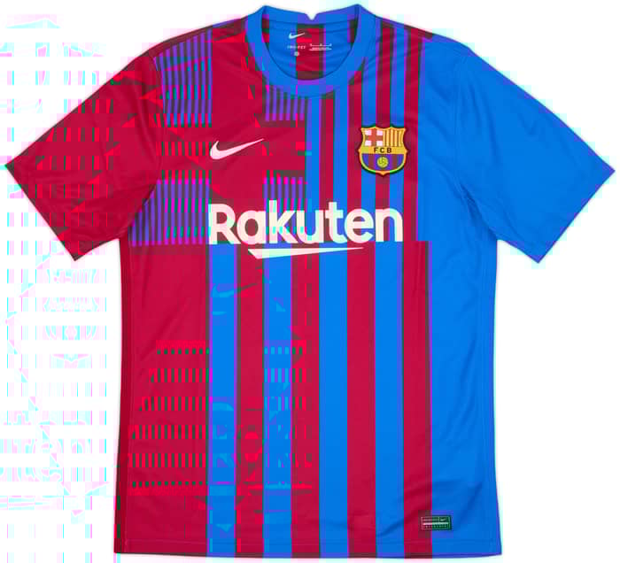 2021-22 Barcelona Home Shirt Pedri #16 - 9/10 - (M)