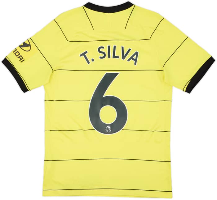 2021-22 Chelsea Away Shirt T.Silva #6 - 8/10 - (S)