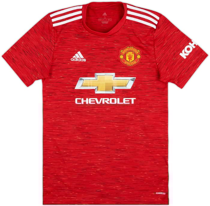 2020-21 Manchester United Home Shirt Pogba #6 - 9/10 - (S)