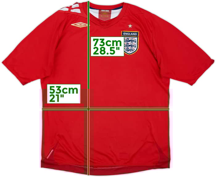 2006-08 England Away Shirt - 4/10 - (L)