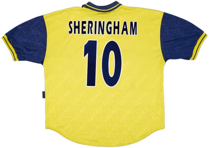 1995-97 Tottenham Third Shirt Sheringham #10 - 7/10 - (XXL)