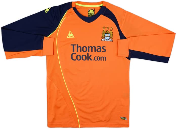 2008-09 Manchester City Signed Third L/S Shirt Elano #11 - 8/10 - (S)