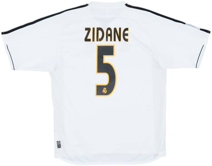 Camiseta de local del Real Madrid 2003-04 Zidane #5 - 6/10 - (S)
