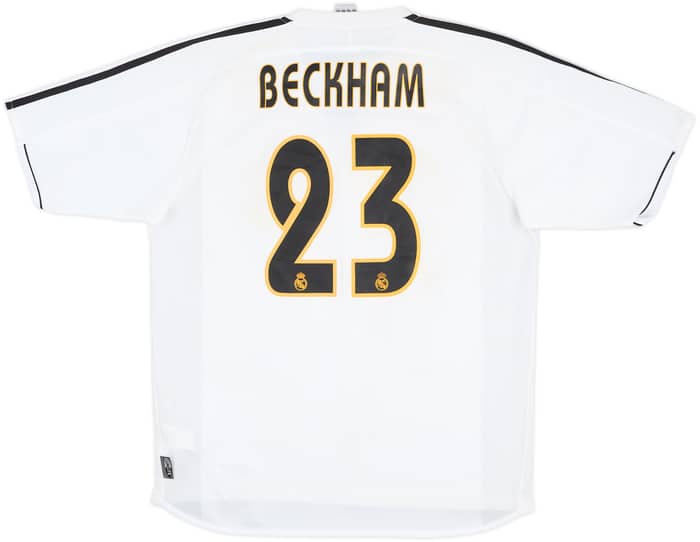 2003-04 Real Madrid Camiseta Local Beckham #23 - 5/10 - (M)